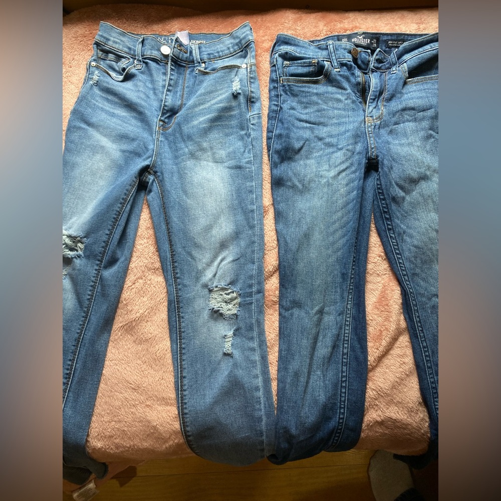 Hollister skinny jeans, NoBo high rise skinny jeans